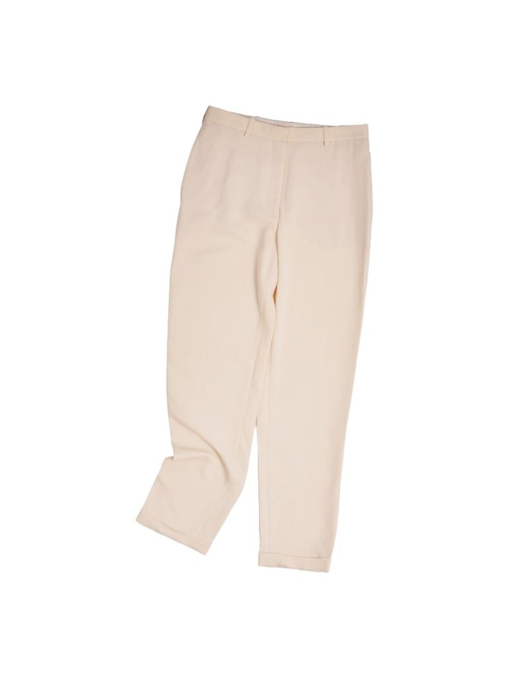 Hermes Pants Long Jersey Rayon Beige 38